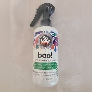 SoCozy Boo Lice Scaring Spray For Kids Hair, Tea Tree, Rosemary, Peppermint 8 Oz